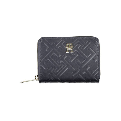 Blue Polyethylene Women Wallet-Tommy Hilfiger-LabelTerrace.com