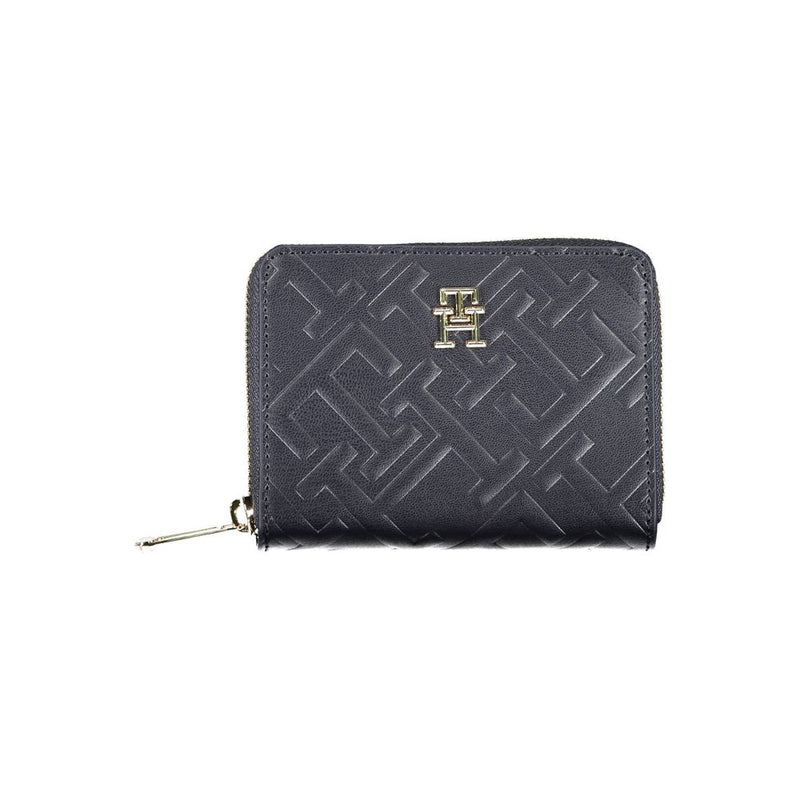 Blue Polyethylene Women Wallet-Tommy Hilfiger-LabelTerrace.com