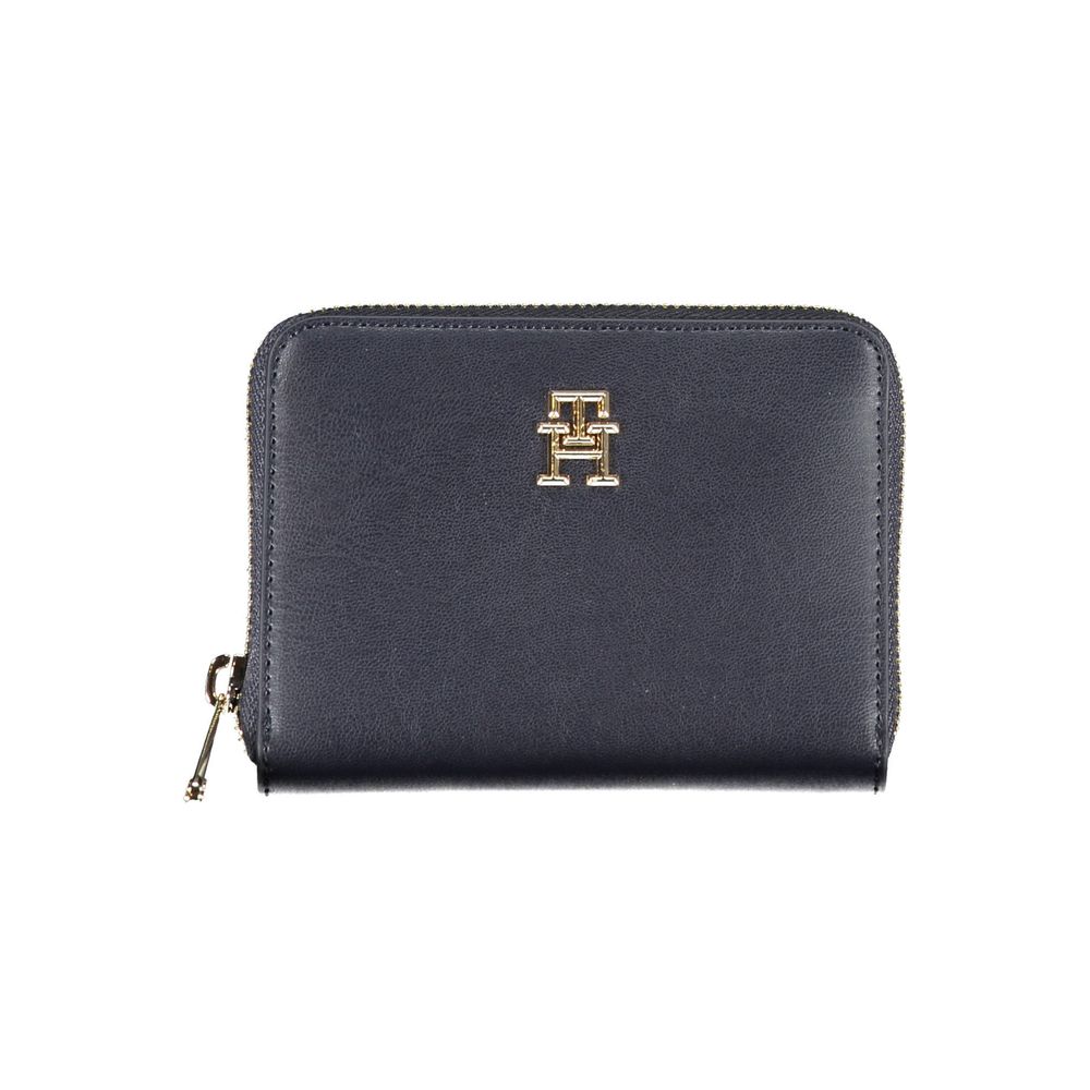 Blue Polyethylene Women Wallet-Tommy Hilfiger-LabelTerrace.com