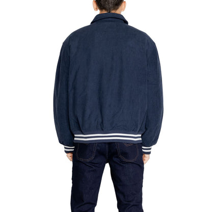 Blue Recycled Polyester Jackets & Coat