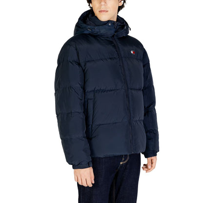 Blue Recycled Polyester Jackets & Coat