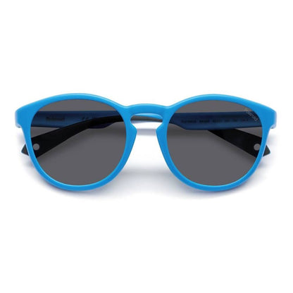 Blue Resin Sunglasses-Polaroid-LabelTerrace.com