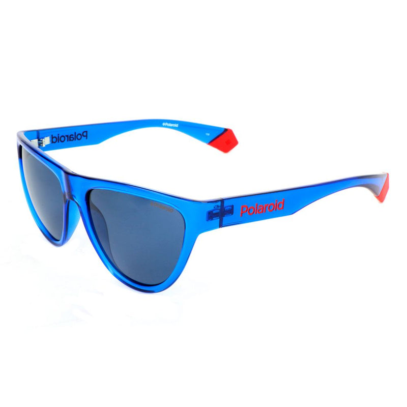 Blue Resin Sunglasses-Polaroid-LabelTerrace.com