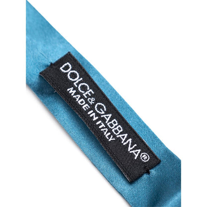 Blue Silk Bowty-Dolce & Gabbana-LabelTerrace.com