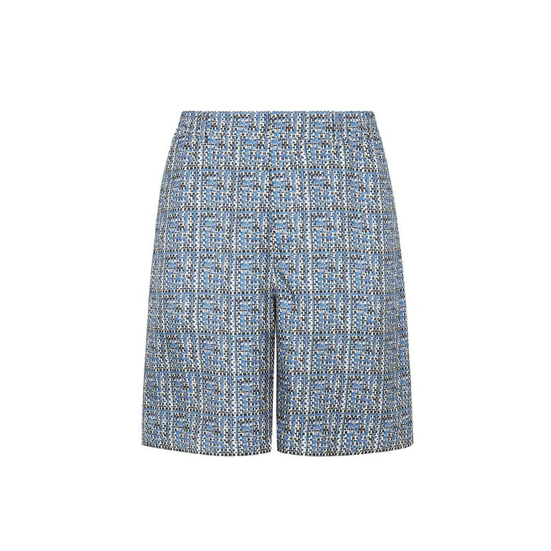 Printed Silk Shorts-Fendi-LabelTerrace.com