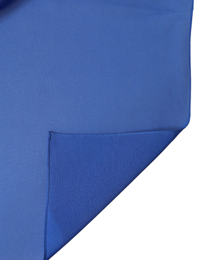 Blue Silk Stole Neck Wrap Shawl Men Scarf