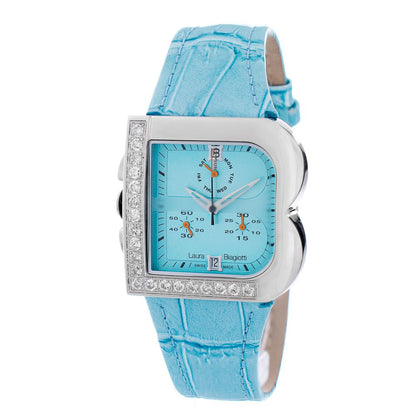 Blue Stainless Steel Dress Watch