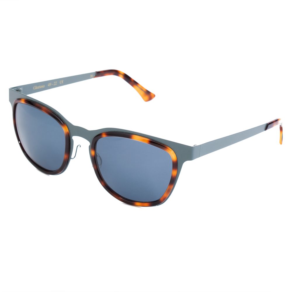 Blue Stainless Steel Sunglasses-LGR-LabelTerrace.com