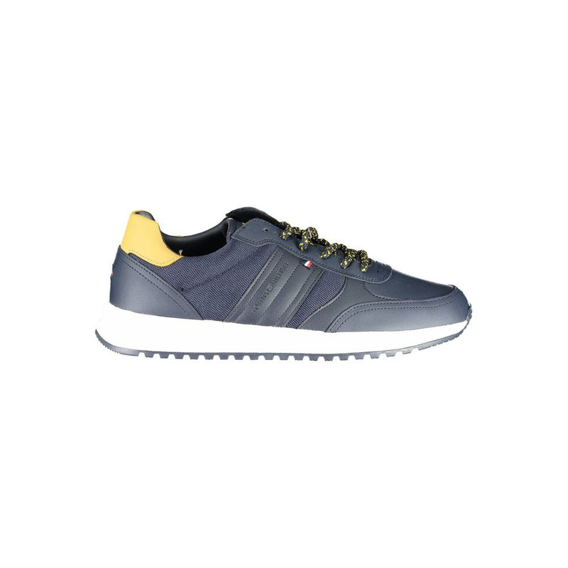 Blue Synthetic Sneaker-Tommy Hilfiger-LabelTerrace.com