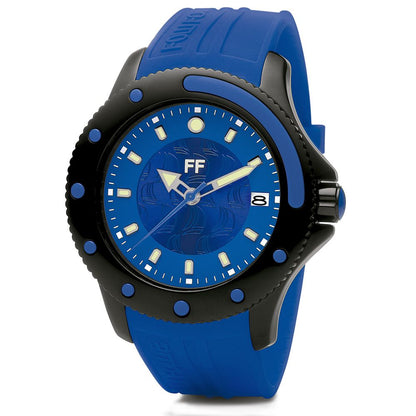 Blue Synthetic Sport Watch