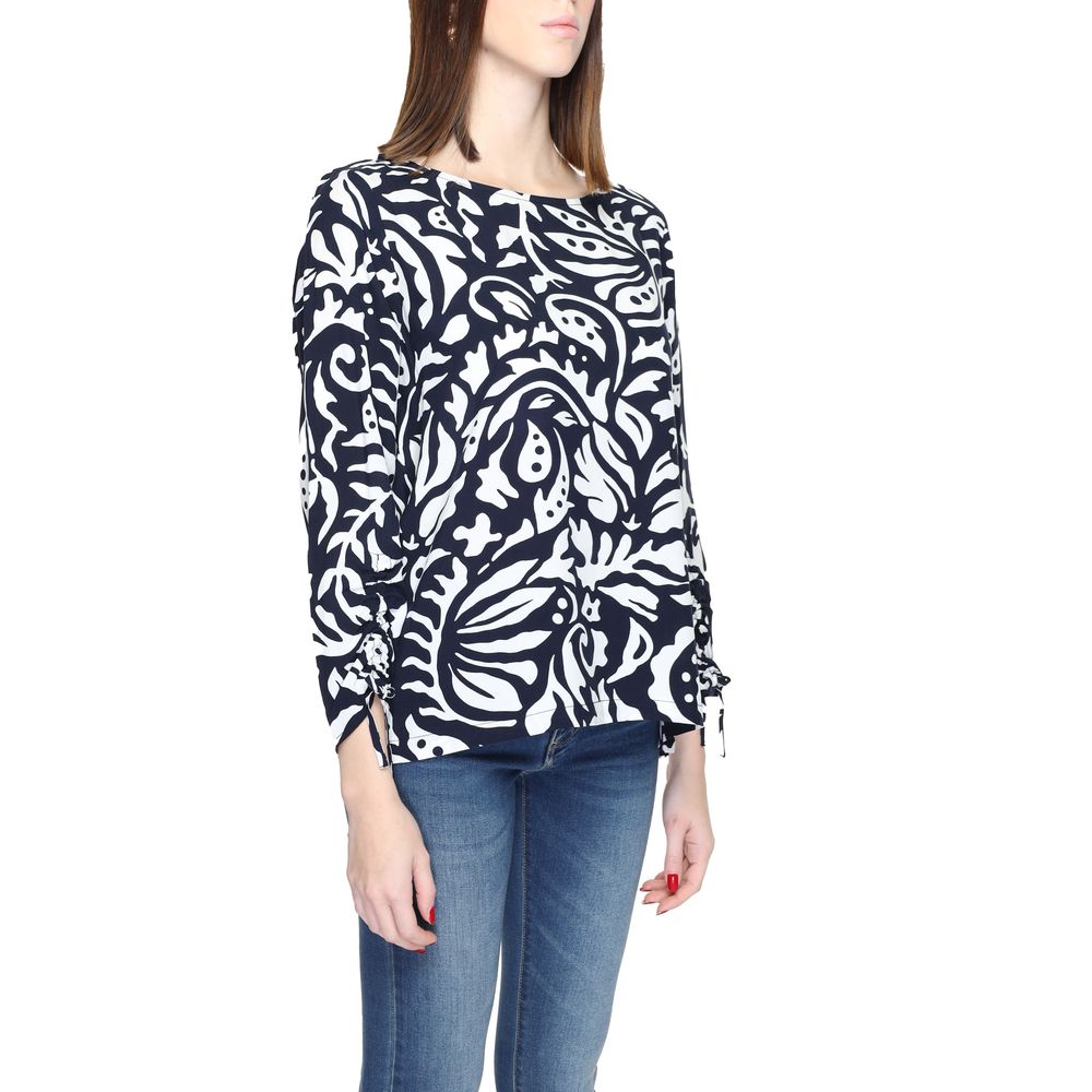 Blue Viscose Blouse-Street One-LabelTerrace.com