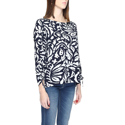 Blue Viscose Blouse-Street One-LabelTerrace.com