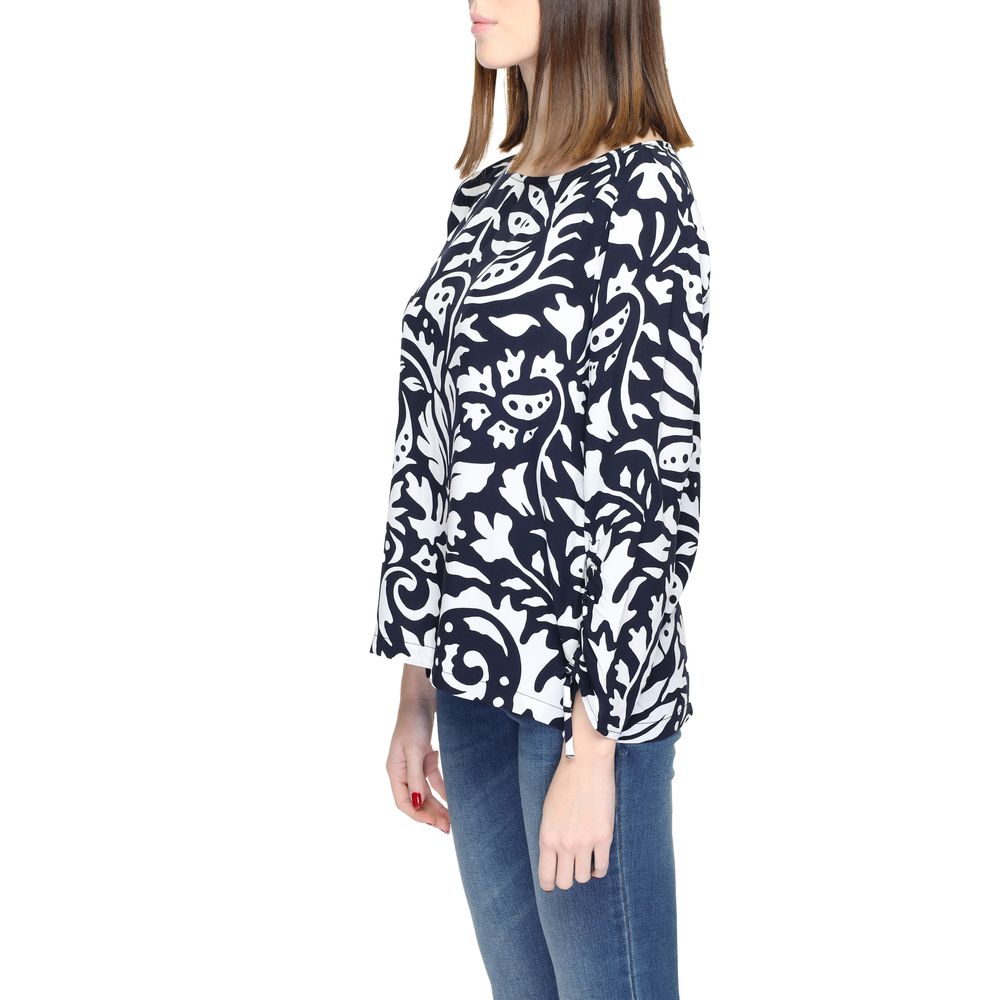 Blue Viscose Blouse-Street One-LabelTerrace.com