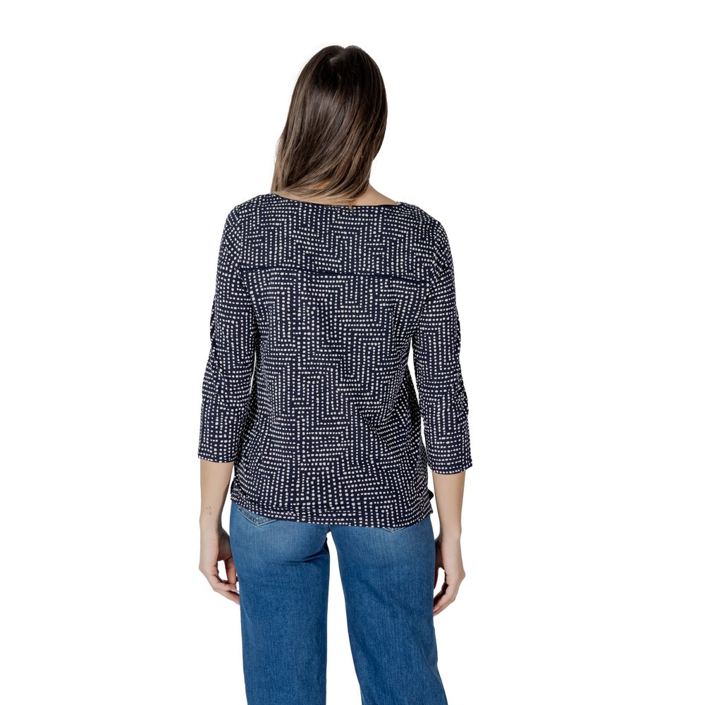 Blue Viscose Long Sleeve