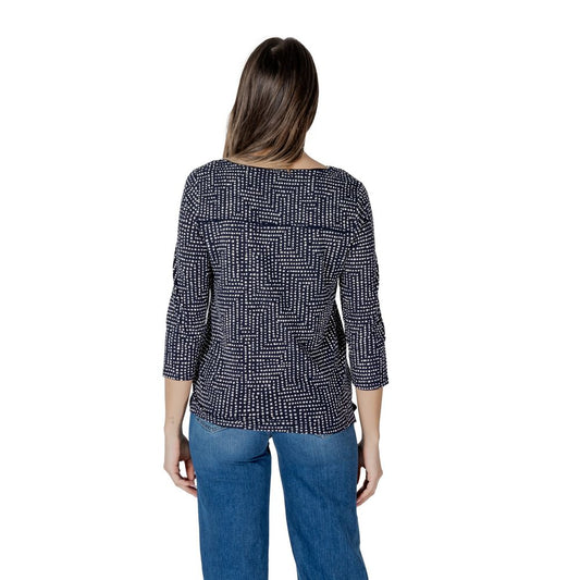 Blue Viscose Long Sleeve