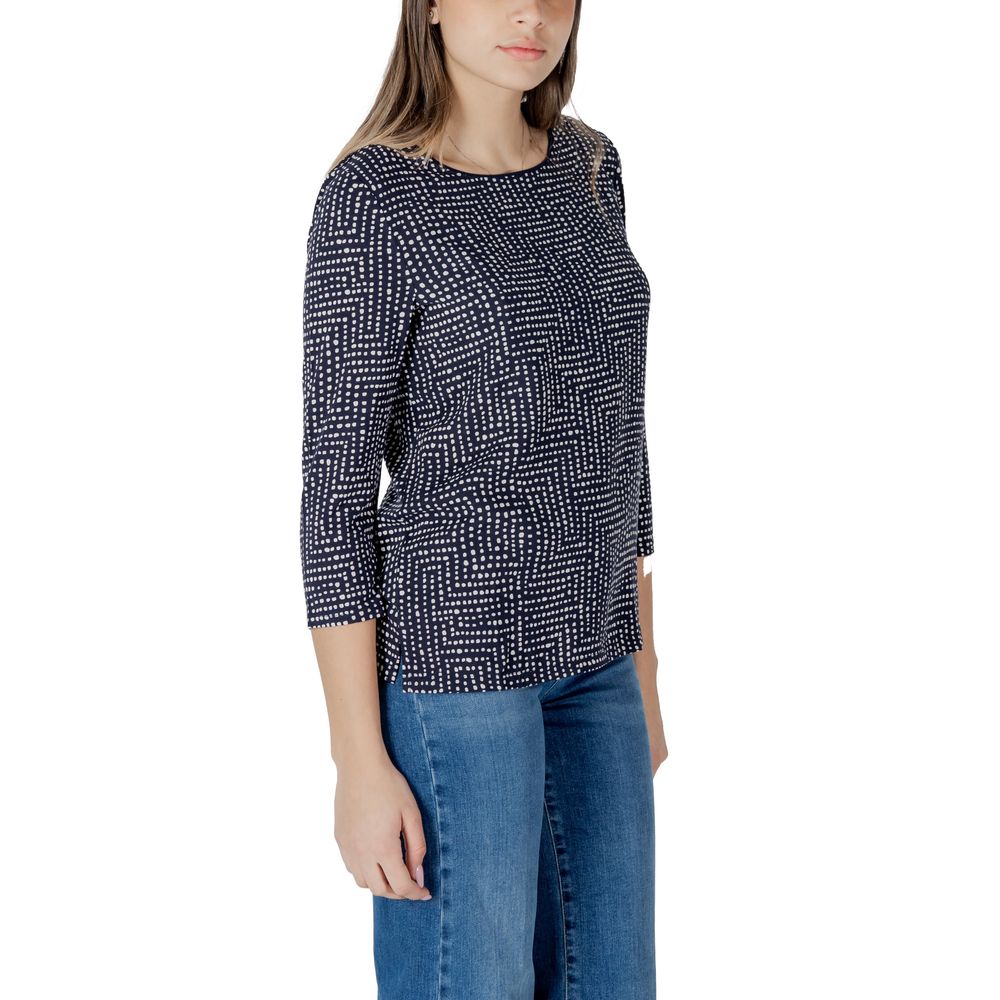 Blue Viscose Long Sleeve