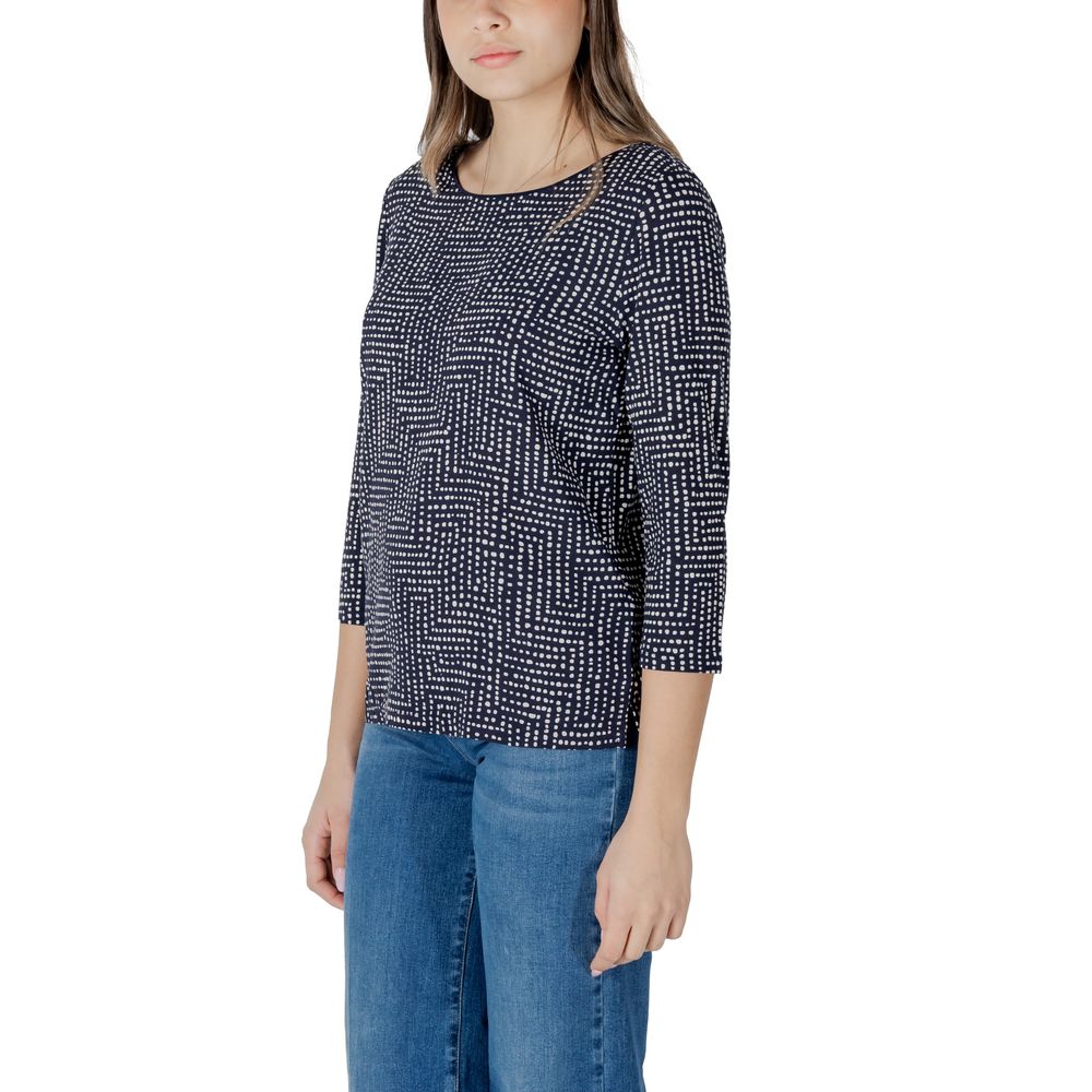 Blue Viscose Long Sleeve