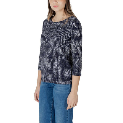 Blue Viscose Long Sleeve
