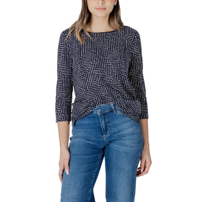 Blue Viscose Long Sleeve