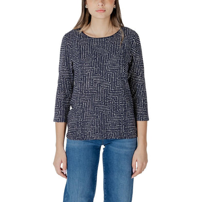 Blue Viscose Long Sleeve