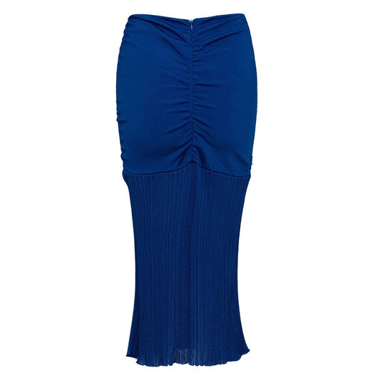 Blue Viscose Midi-Tom Ford-LabelTerrace.com