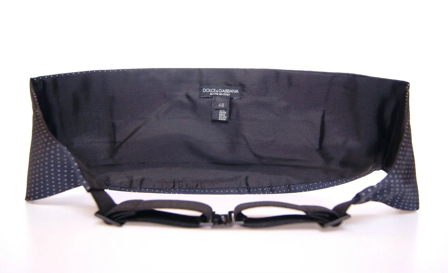 Blue Waist Smoking Tuxedo Cummerbund Belt-Dolce & Gabbana-LabelTerrace.com