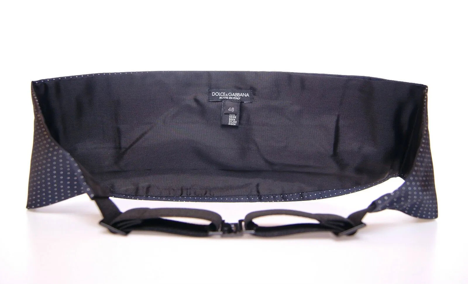 Blue Waist Smoking Tuxedo Cummerbund Belt-Dolce & Gabbana-LabelTerrace.com