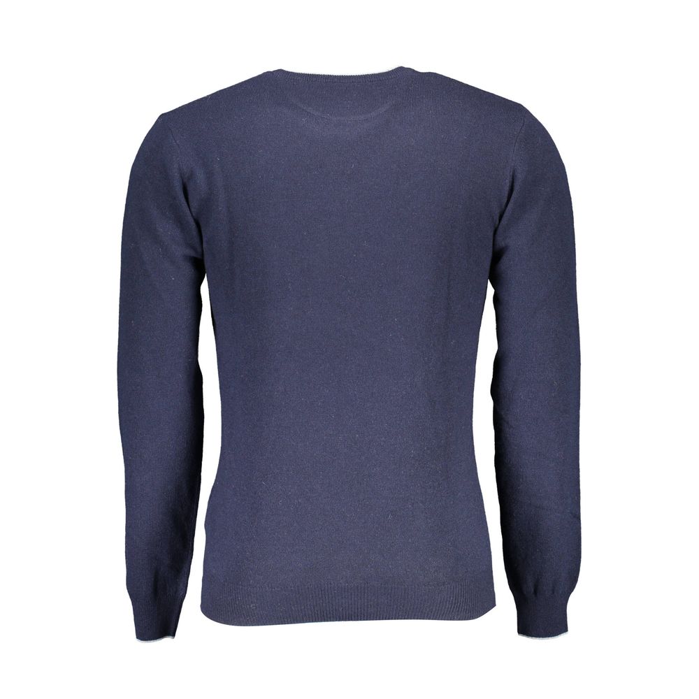 Blue Wool Men Sweater-U.S. POLO ASSN.-LabelTerrace.com