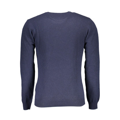 Blue Wool Men Sweater-U.S. POLO ASSN.-LabelTerrace.com