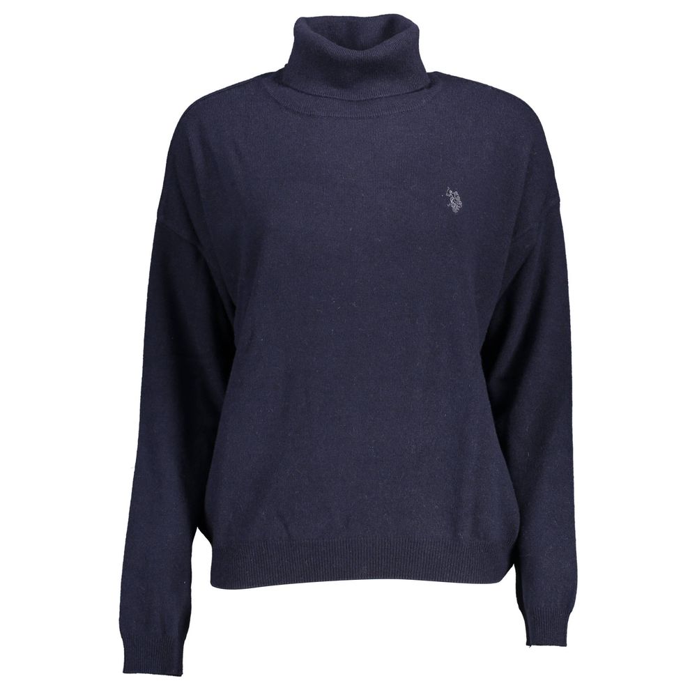 Blue Wool Sweater-U.S. POLO ASSN.-LabelTerrace.com