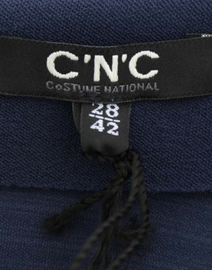 Blue nylon mini skirt-Costume National-LabelTerrace.com