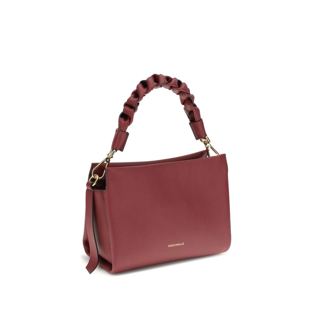 Bordeaux Calf Leather Bos Taurus Shoulder Bag