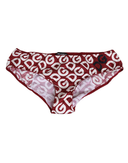 Bordeaux DG Logo Slip Bottom Brief Underwear