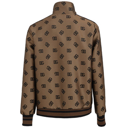 Bronze Polyester Jackets & Coat-Dolce & Gabbana-LabelTerrace.com