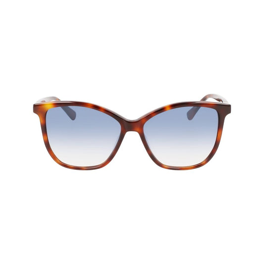 Brown Acetate Sunglasses-Longchamp-LabelTerrace.com