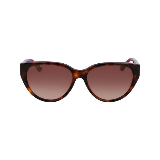 Brown Acetate Sunglasses-Lacoste-LabelTerrace.com