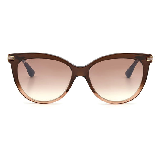 Brown Acetate Sunglasses-Jimmy Choo-LabelTerrace.com