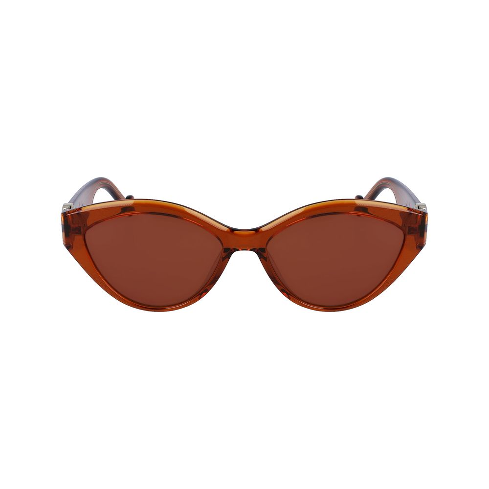 Brown Acetate Sunglasses-Liu Jo-LabelTerrace.com