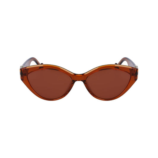 Brown Acetate Sunglasses-Liu Jo-LabelTerrace.com
