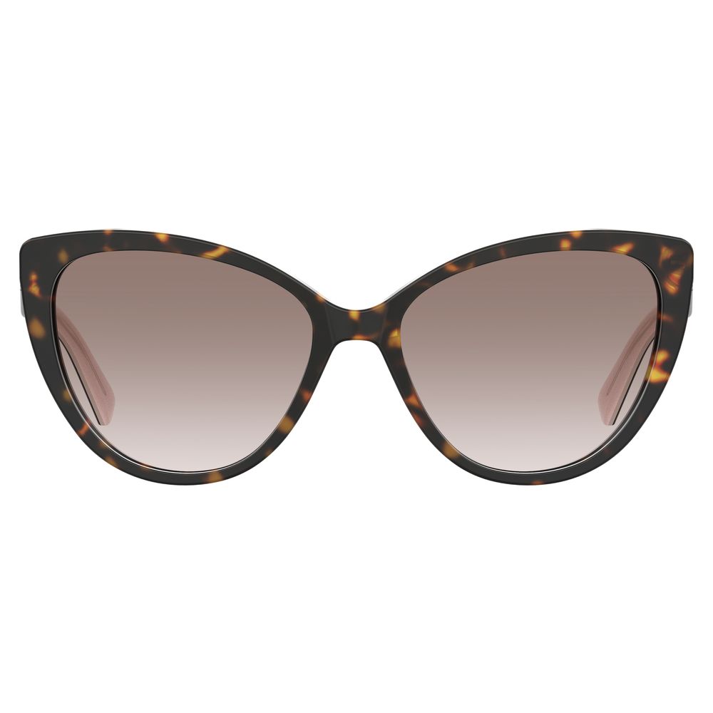 Brown Acetate Sunglasses-Love Moschino-LabelTerrace.com