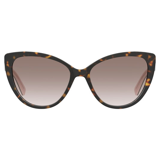 Brown Acetate Sunglasses-Love Moschino-LabelTerrace.com