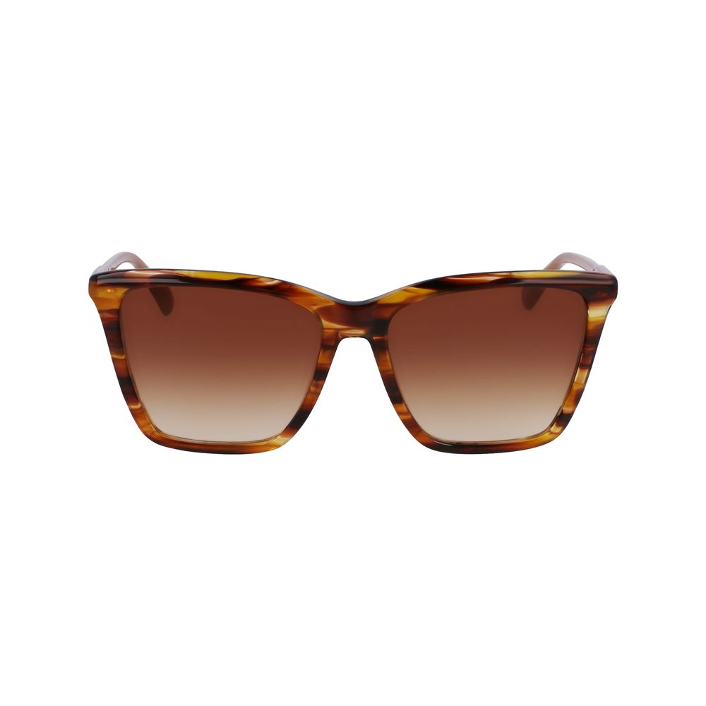Brown Acetate Sunglasses-Longchamp-LabelTerrace.com