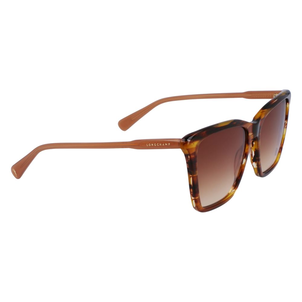 Brown Acetate Sunglasses-Longchamp-LabelTerrace.com