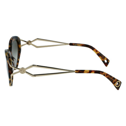 Brown Acetate Sunglasses-Lanvin-LabelTerrace.com