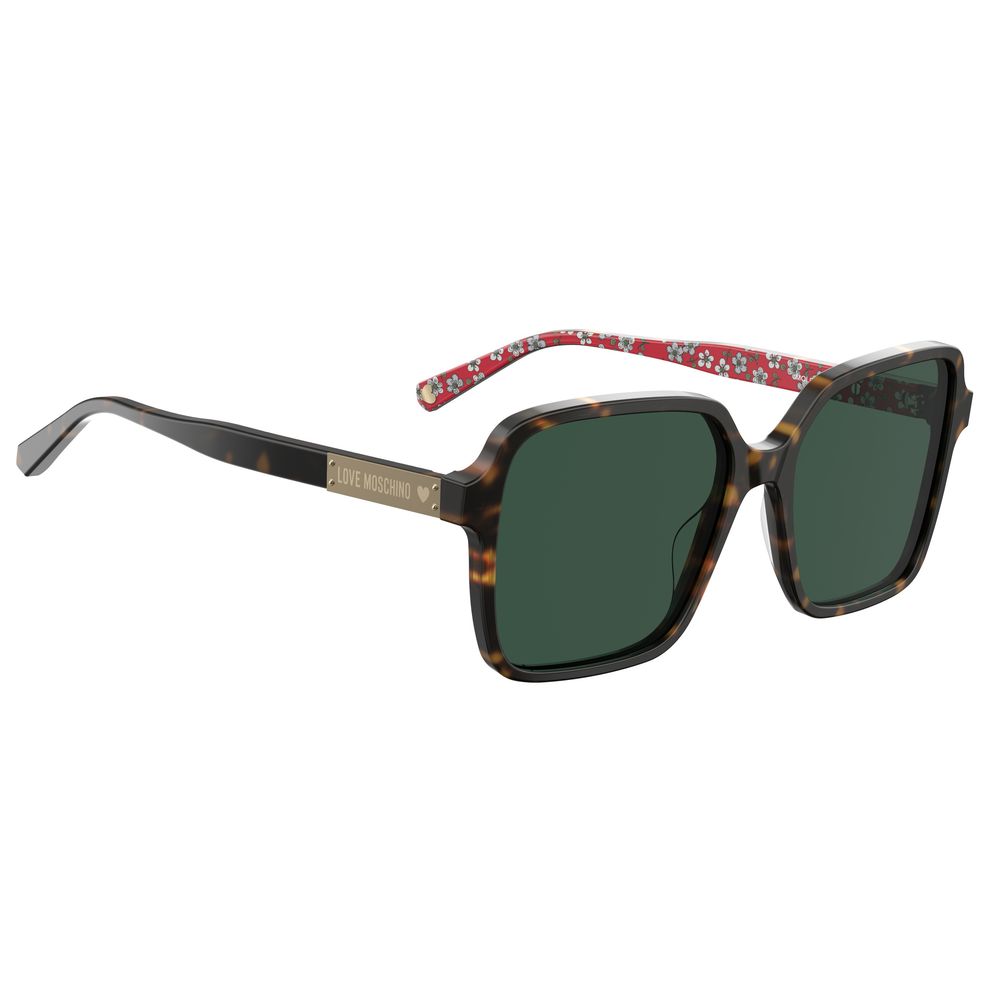 Brown Acetate Sunglasses-Love Moschino-LabelTerrace.com