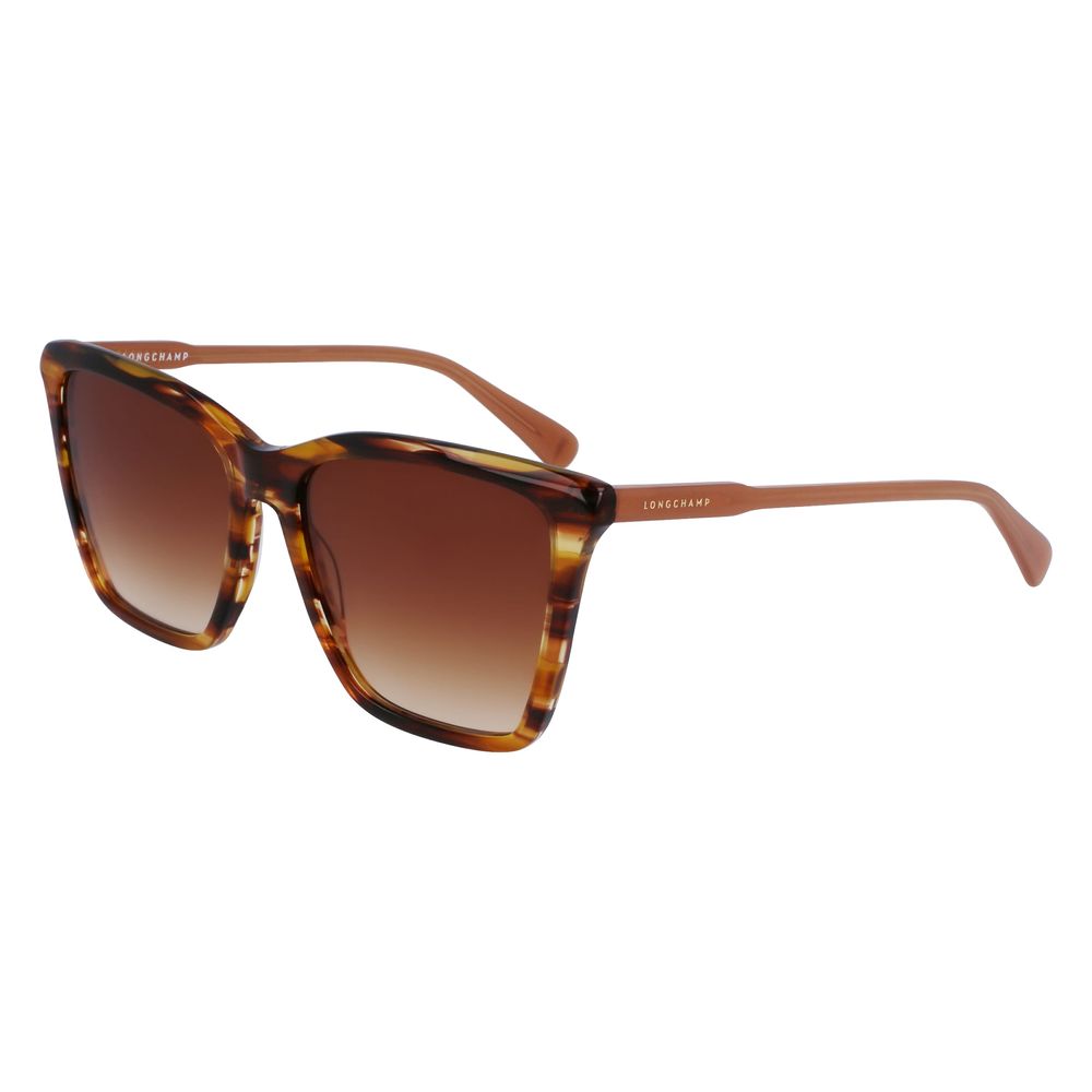 Brown Acetate Sunglasses-Longchamp-LabelTerrace.com
