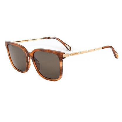 Brown Acetate Sunglasses-Zadig & Voltaire-LabelTerrace.com