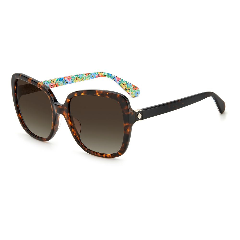 Brown Acetate Sunglasses-Kate Spade-LabelTerrace.com