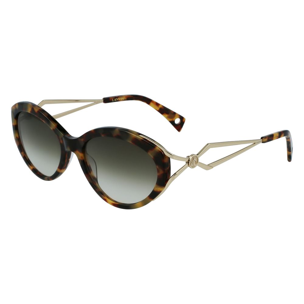 Brown Acetate Sunglasses-Lanvin-LabelTerrace.com