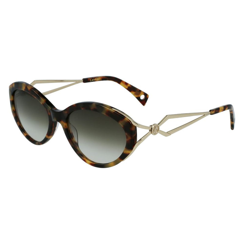 Brown Acetate Sunglasses-Lanvin-LabelTerrace.com